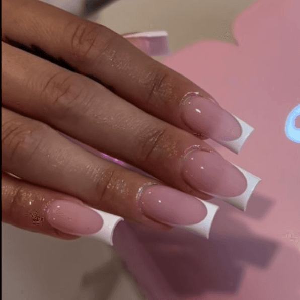 Plain Medium-Long Acrylic set photo 1
